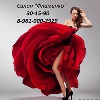 Логотип компании Фламенко, салон-парикмахерская